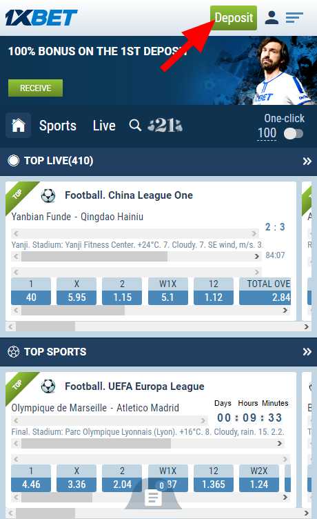 1xbet live mobile